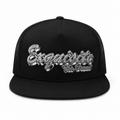 Exquisite Metallic 3D Script Flat Brim Snapback Hats