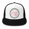 Exquisite The Brand Signature Circle Flat Brim Snapback Hats