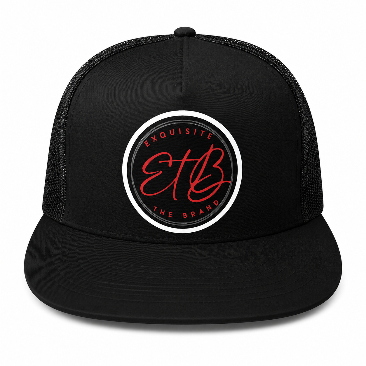 Exquisite The Brand Signature Circle Flat Brim Snapback Hats