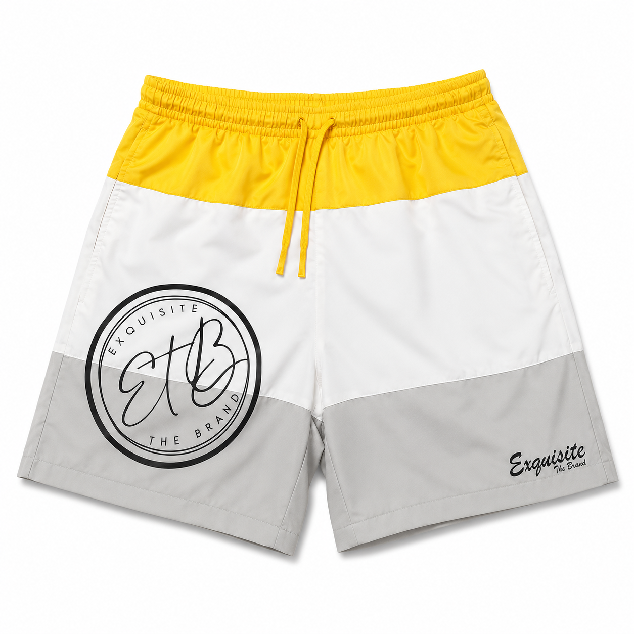 Exquisite The Brand Premium Tri-Color Shorts