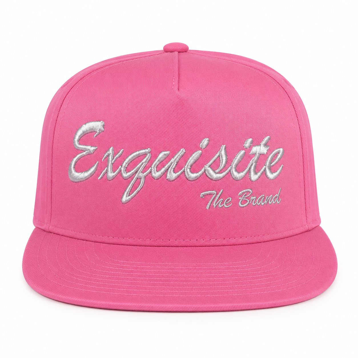 Exquisite The Brand Signature Flat Brim Snapback Hats