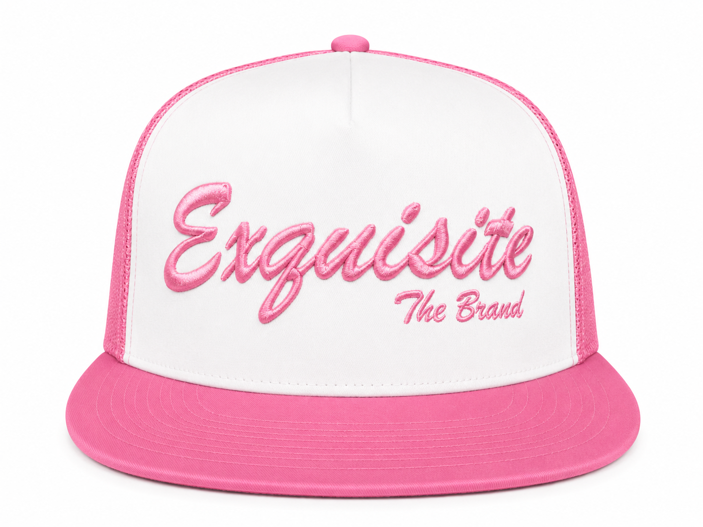 Exquisite The Brand Signature Flat Brim Snapback Hats