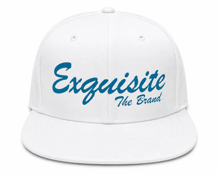 Exquisite The Brand Kids White Signature Solid Snapback Cap