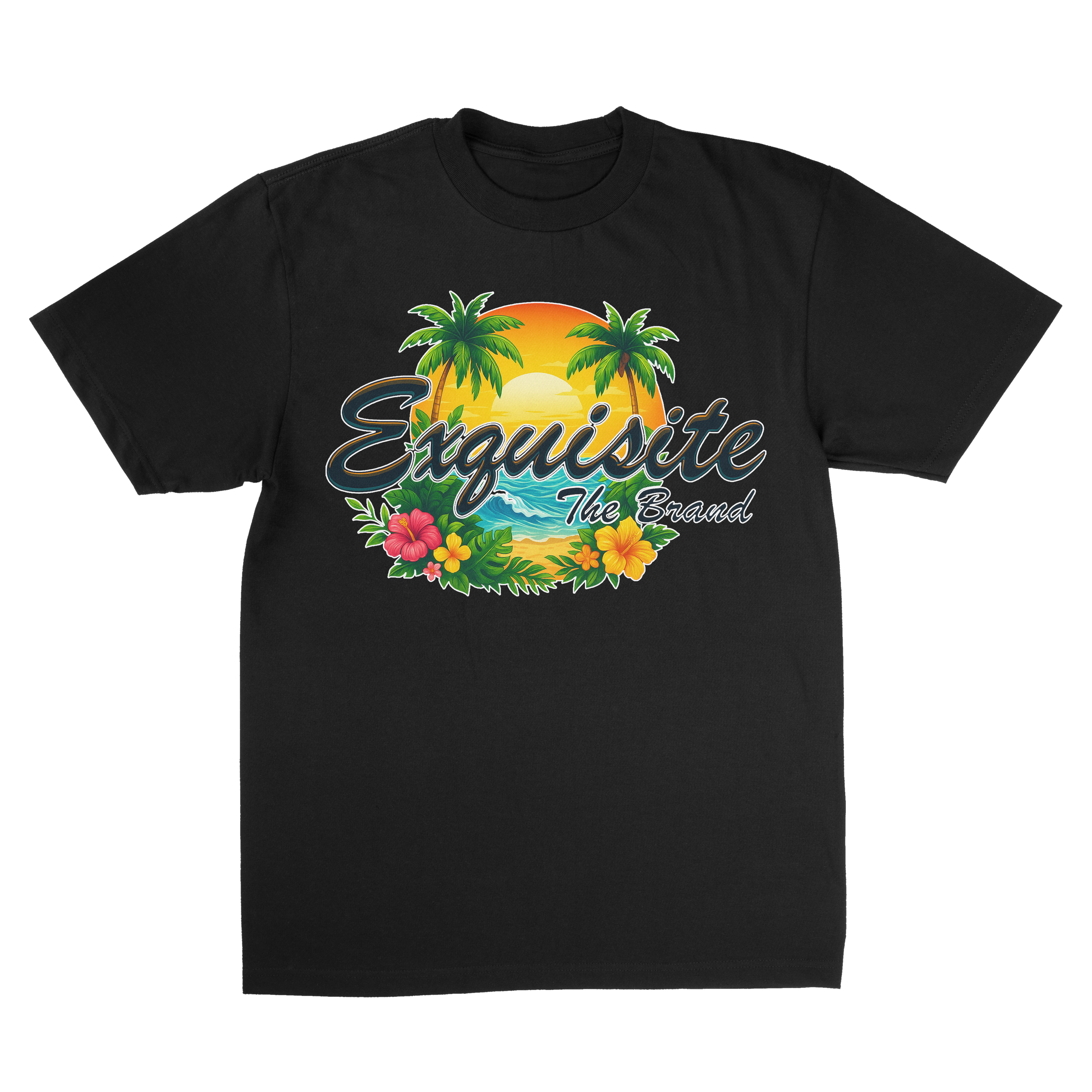 Exquisite The Brand "Sunset Oasis" Graphic Tees