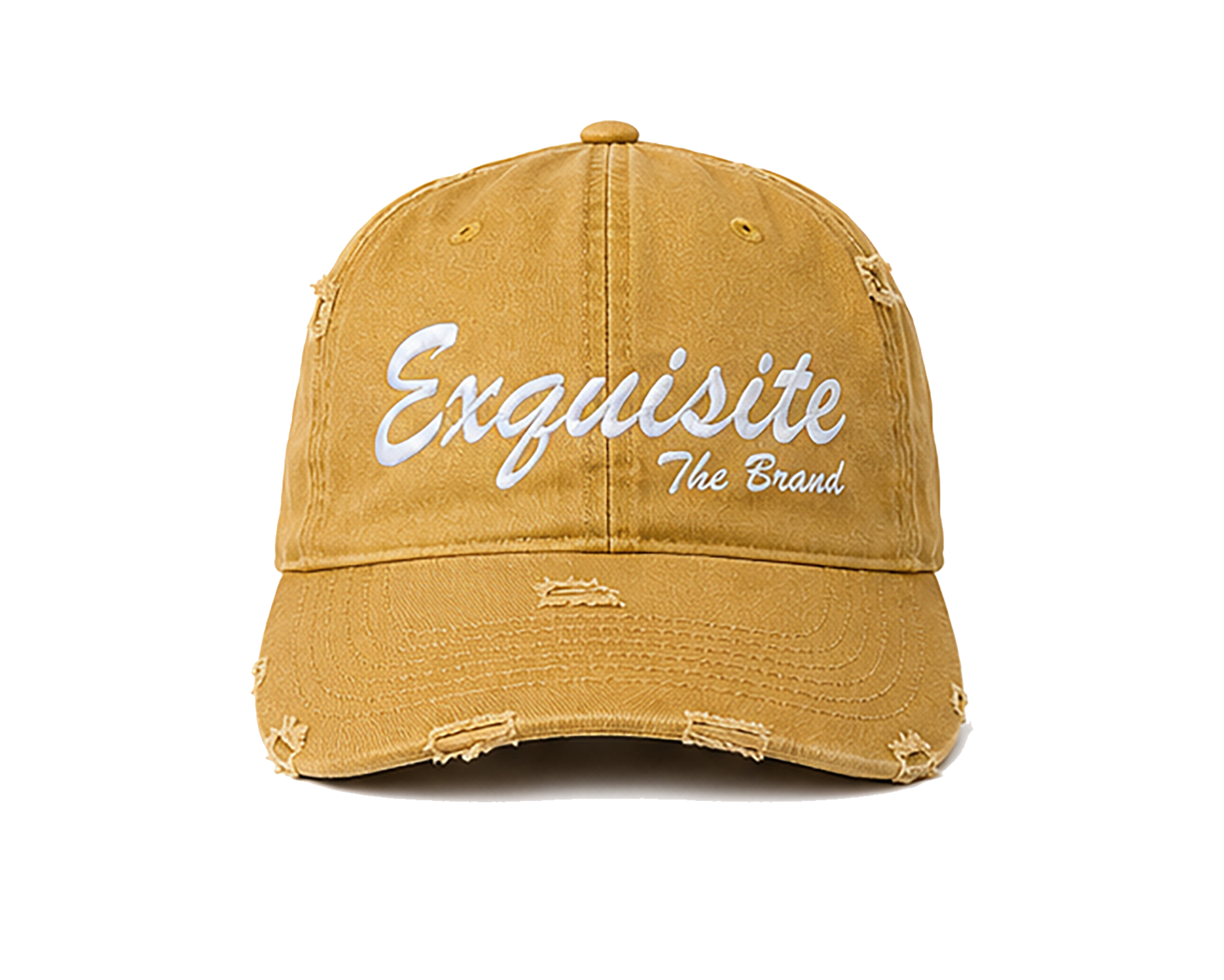 Exquisite Distressed Script Dad Hats