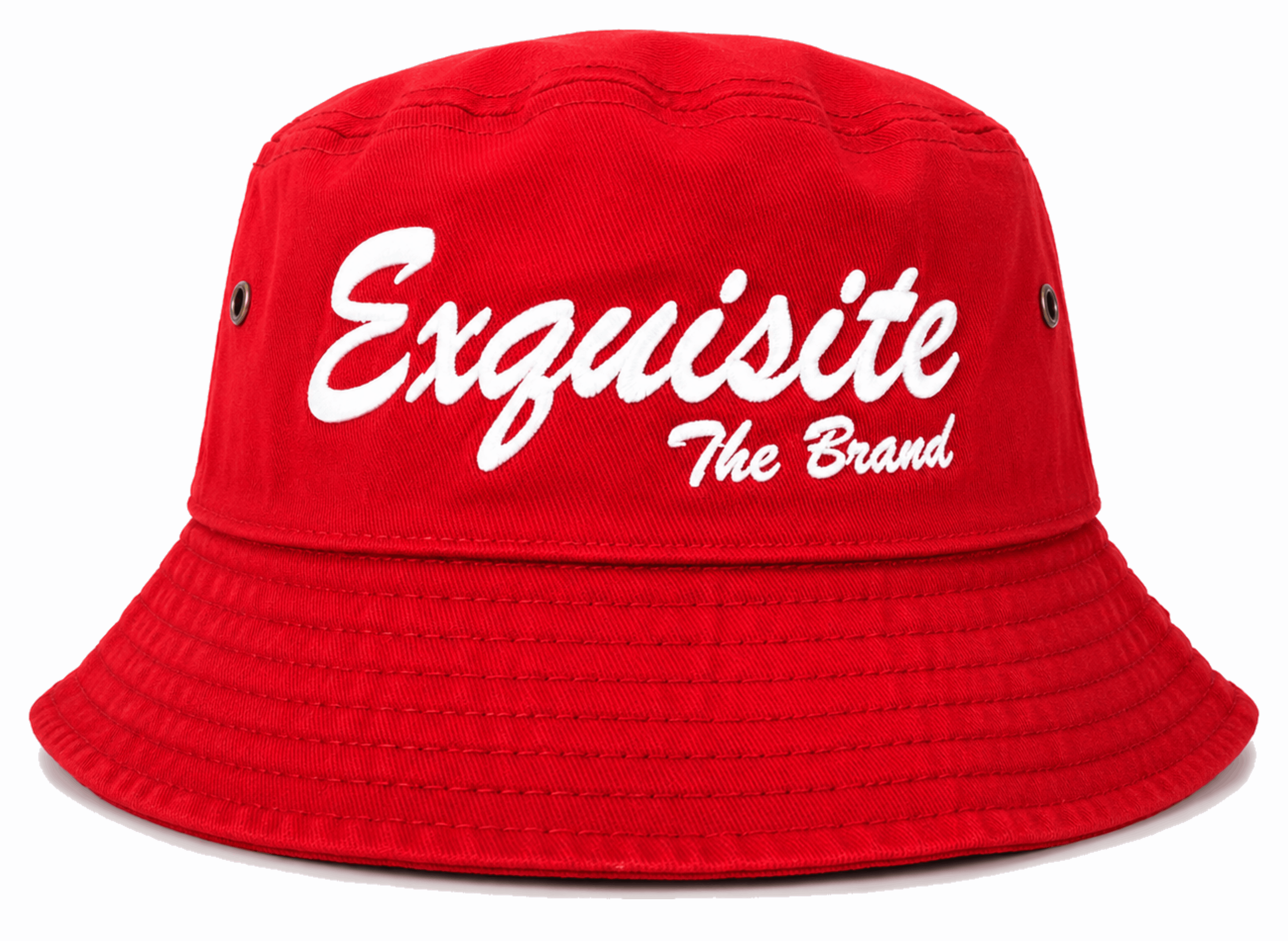 Exquisite The Brand Signature Script Bucket Hats