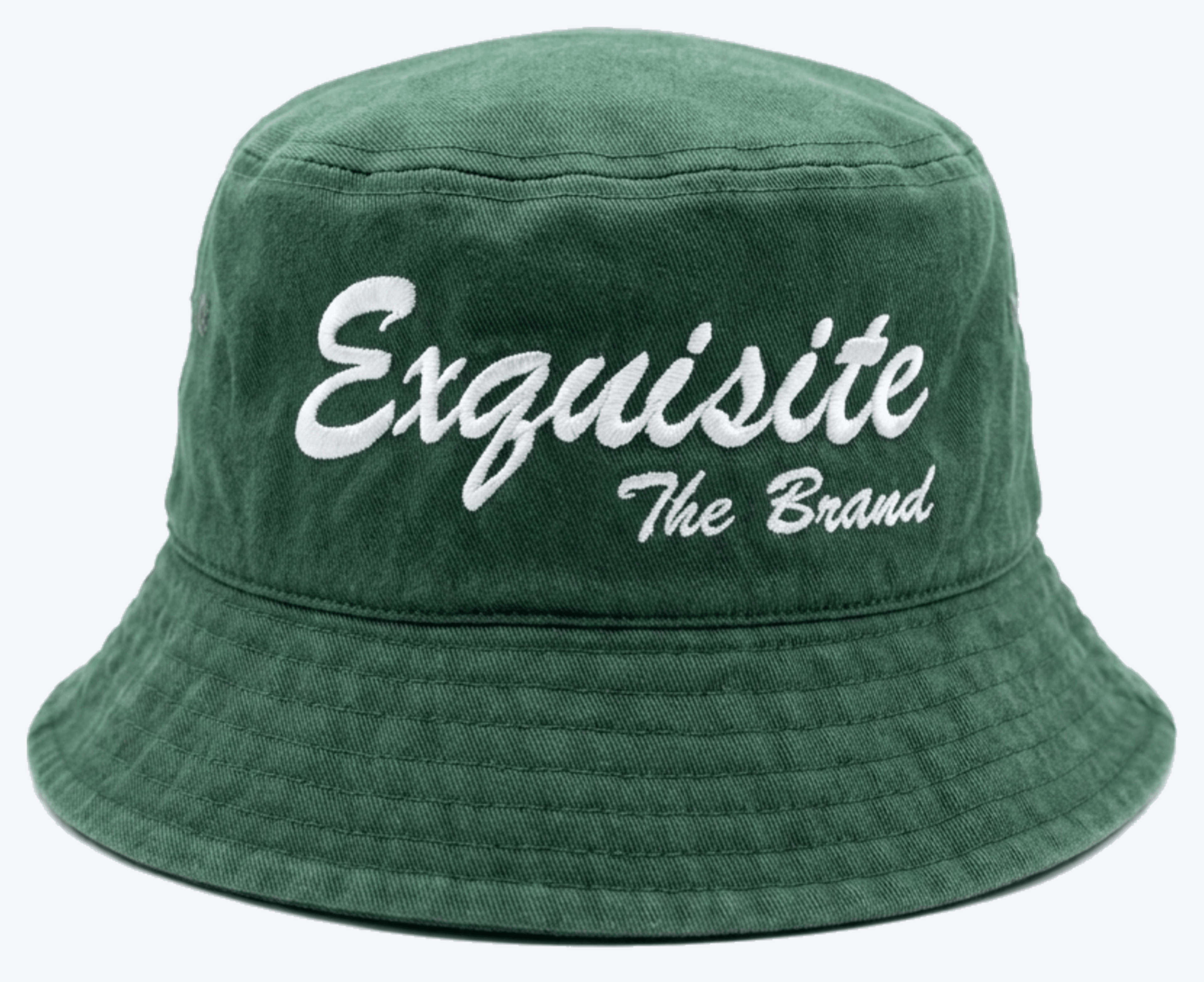 Exquisite The Brand Signature Script Bucket Hats
