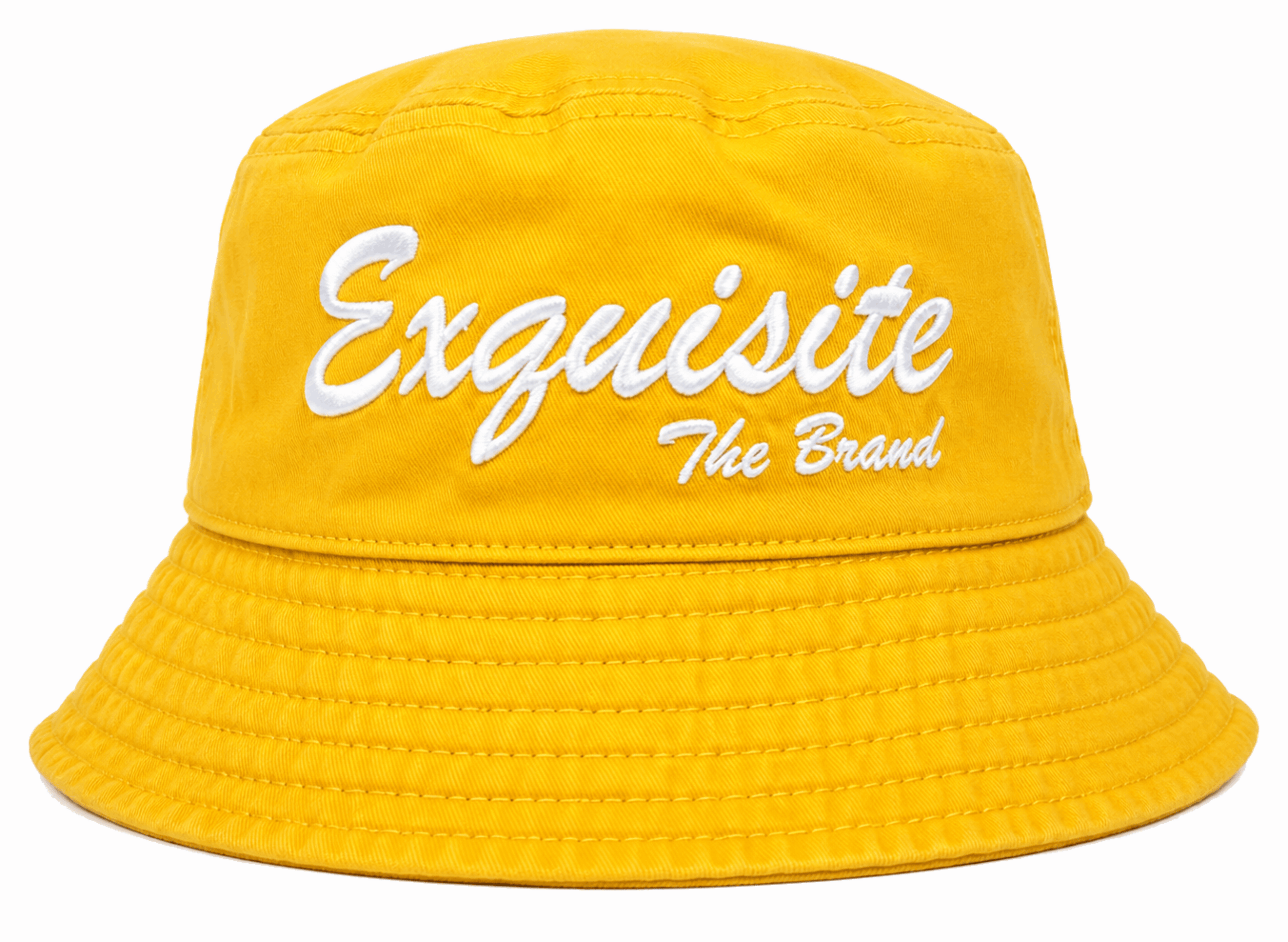 Exquisite The Brand Signature Script Bucket Hats