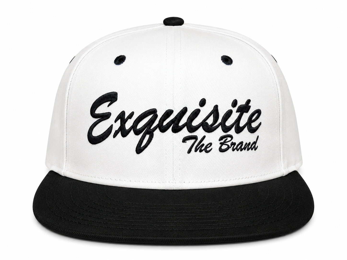 Exquisite The Brand Kids Signature Script Two-Tone Snapback Cap