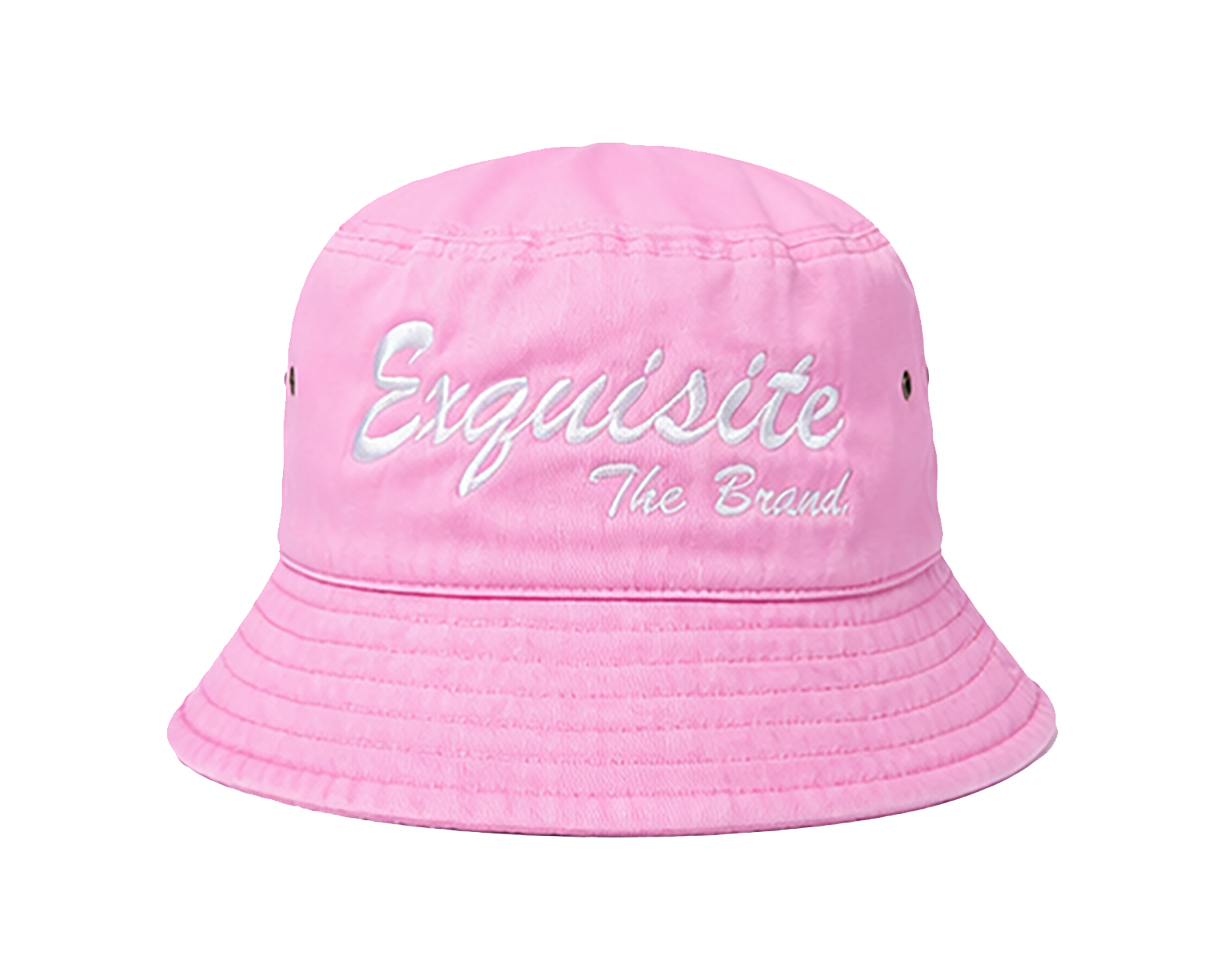 Exquisite The Brand Signature Script Bucket Hats