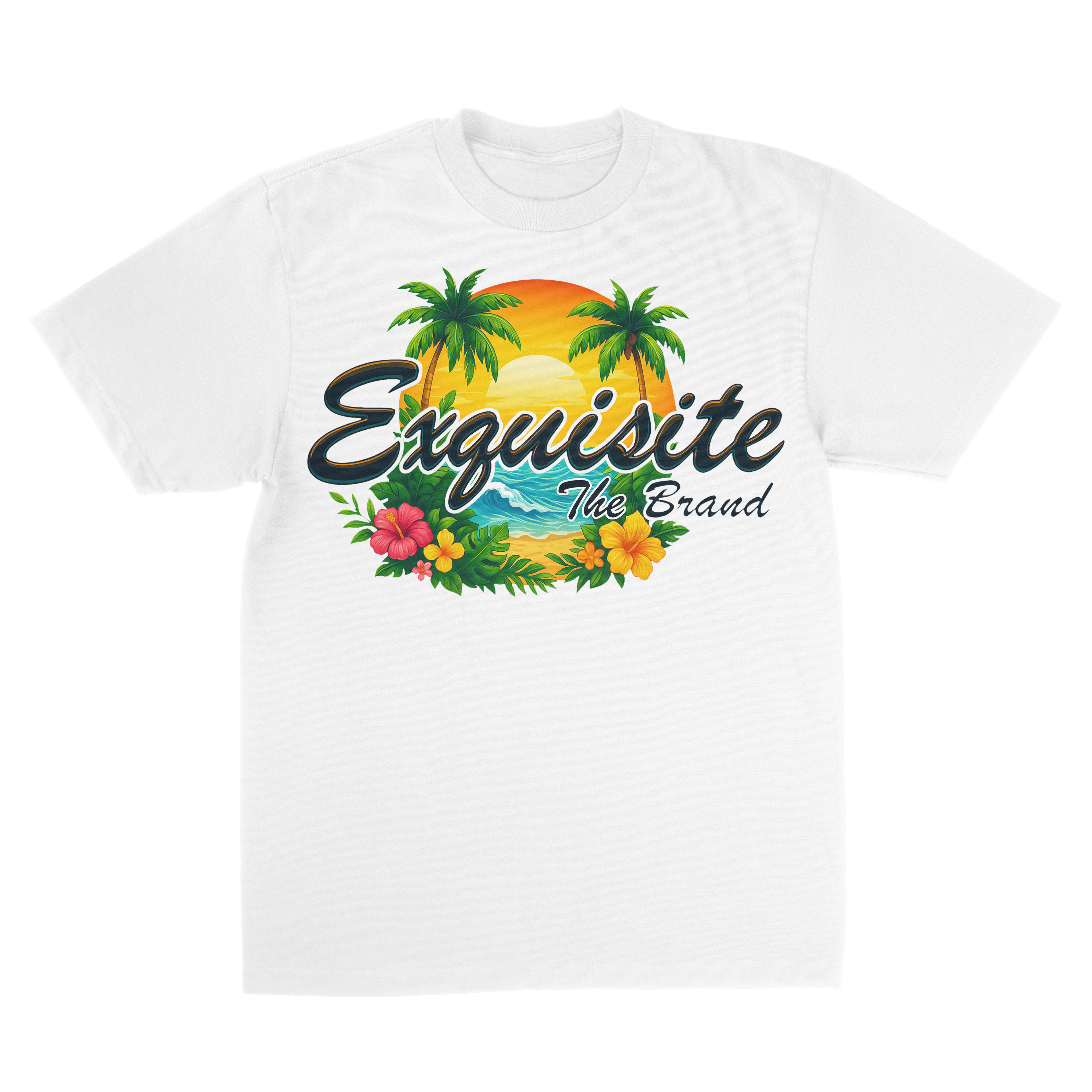 Exquisite The Brand "Sunset Oasis" Graphic Tees